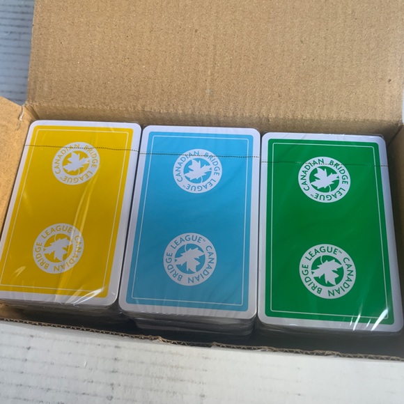 (ACBL Compatible) Canadian Bridge League (CBL) Playing Cards Dozen Deck … - Picture 2 of 3